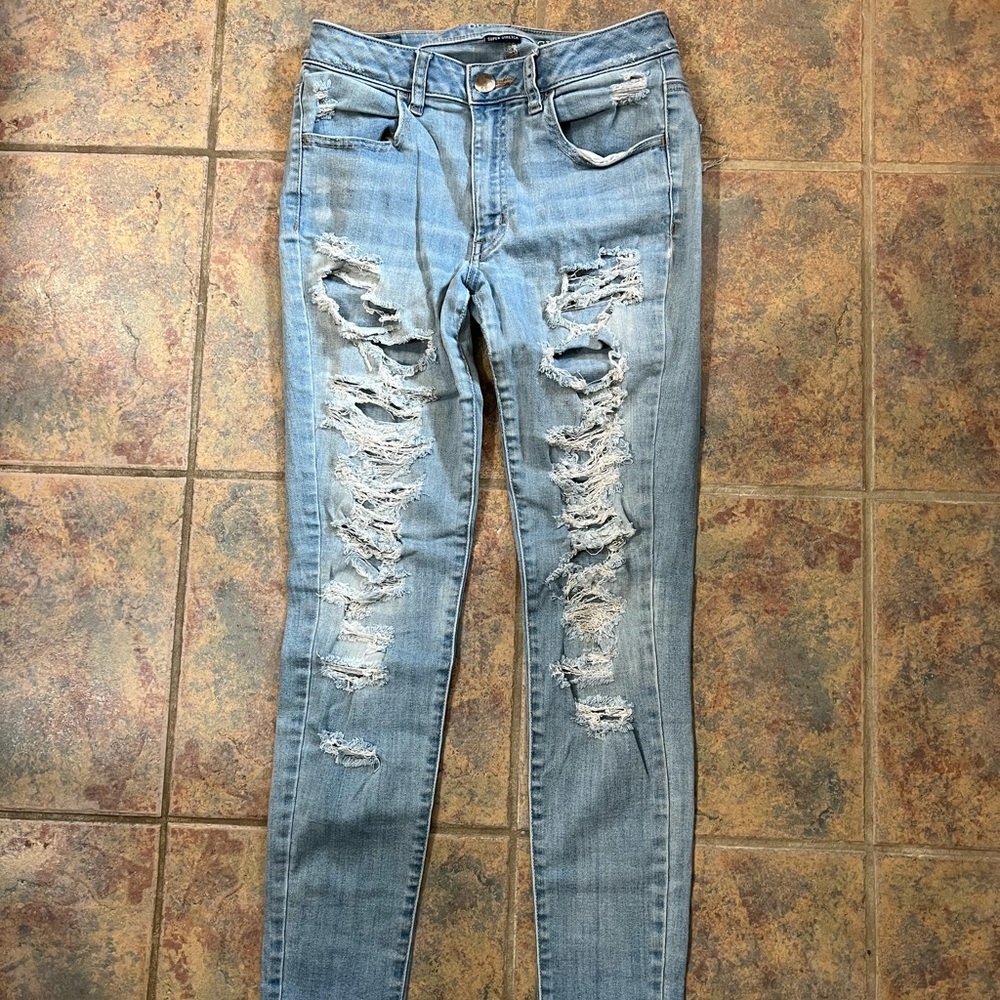 [american eagle] high rise jeggings size 6